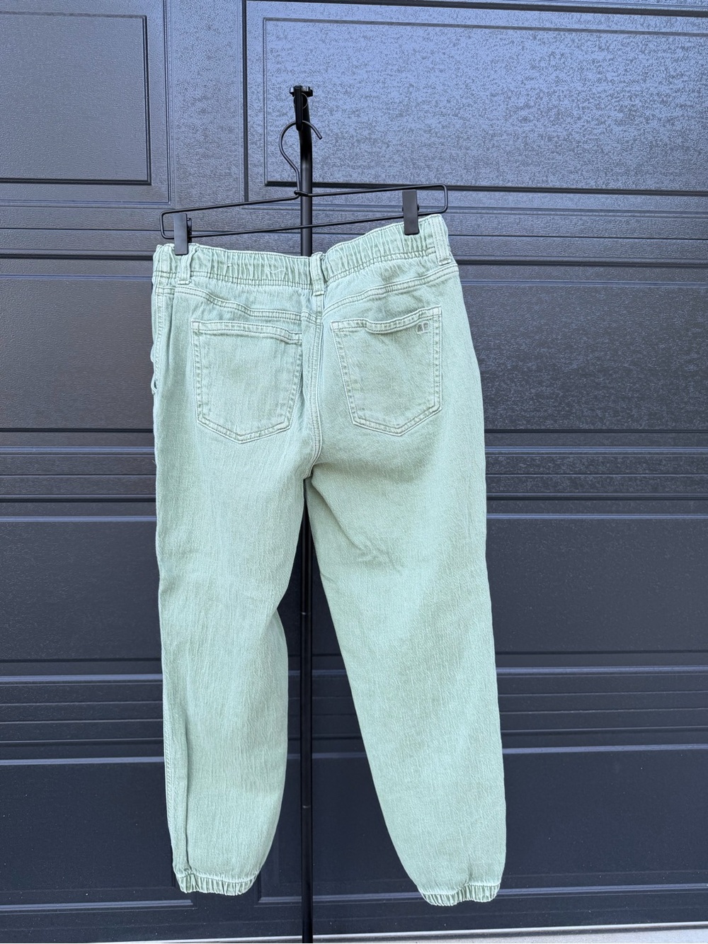 Women’s Sage Green Drawstring Jogger Pants - Picture 3 of 3